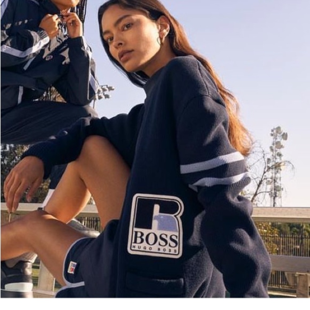 BOSS X Russell Athletic cardigan